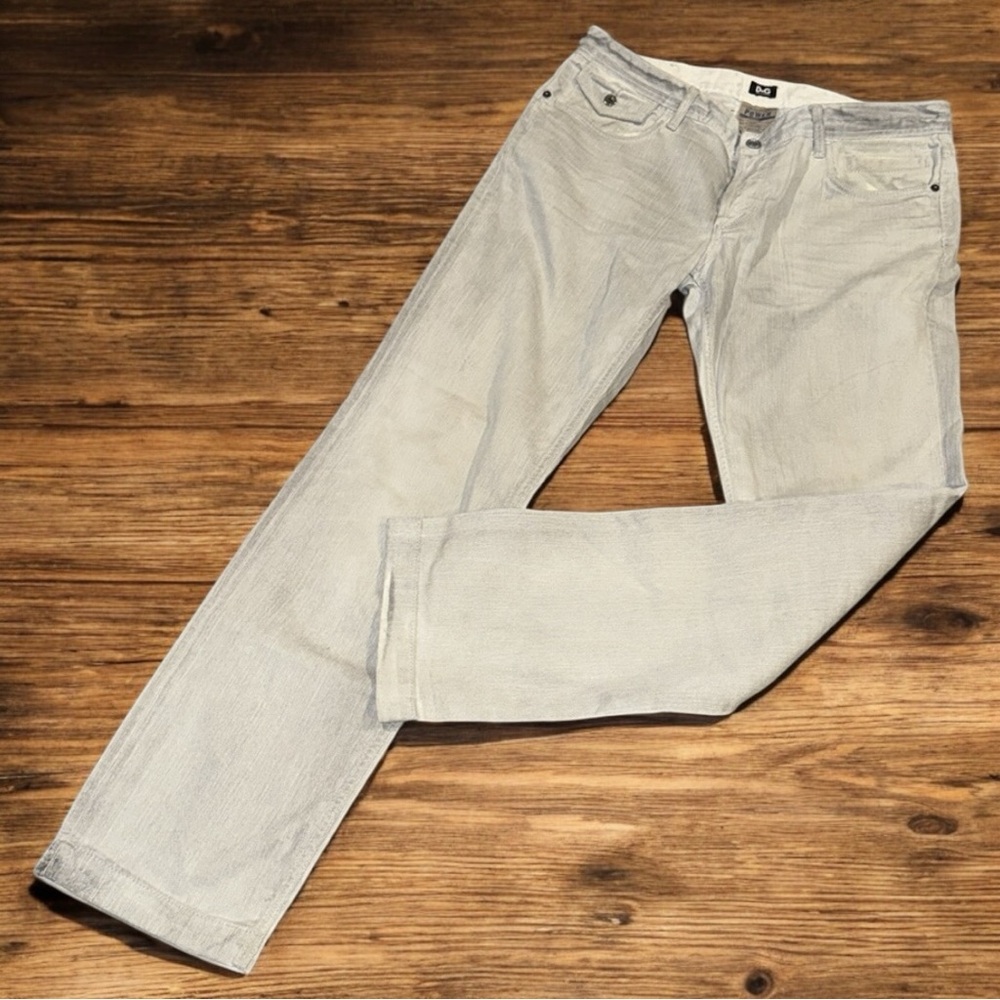 Dolce & Gabbana Men’s Rare Light Blue/Gray Jeans Size 36